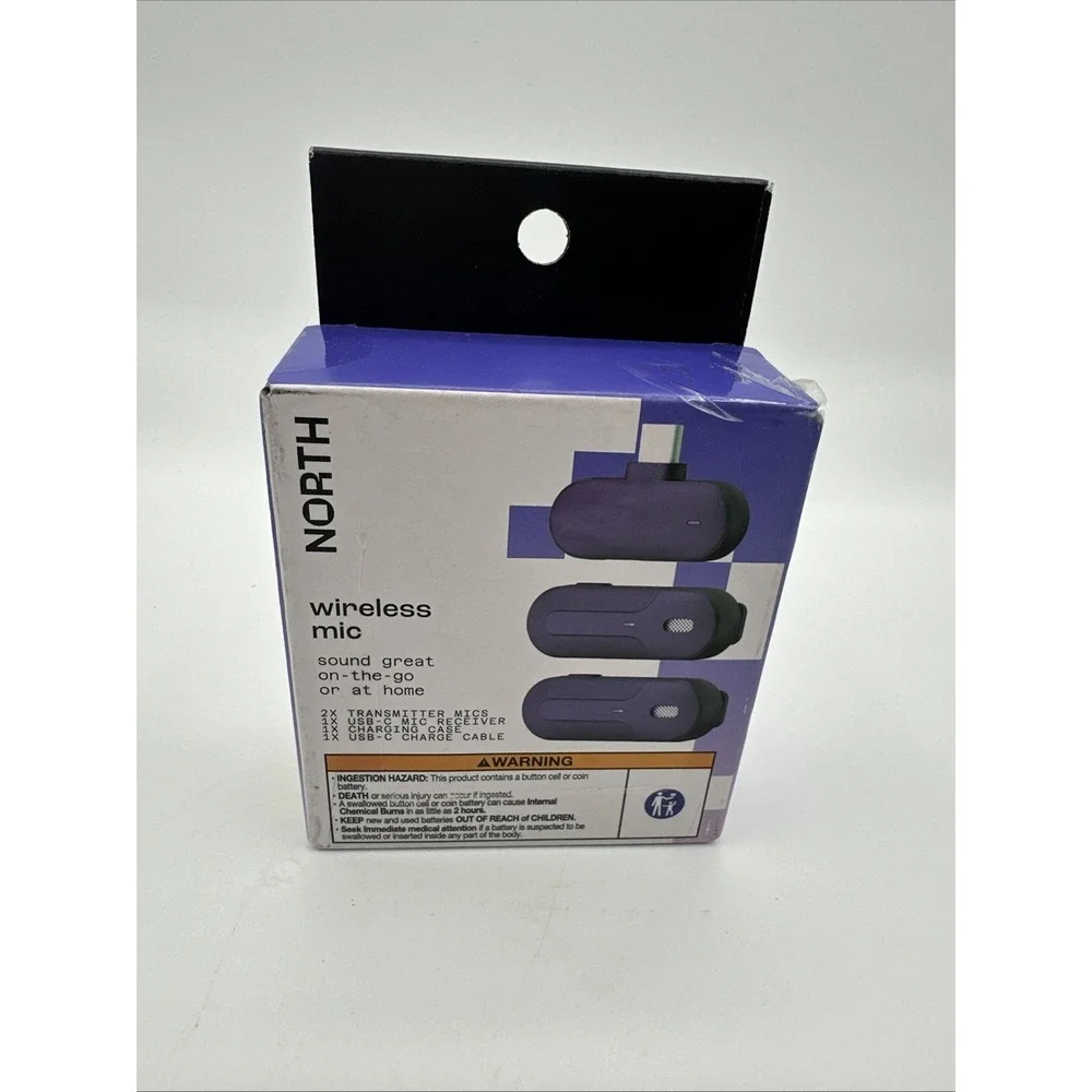 NORTH Wireless‎ Microphone with Charger (USB-C) NEW!